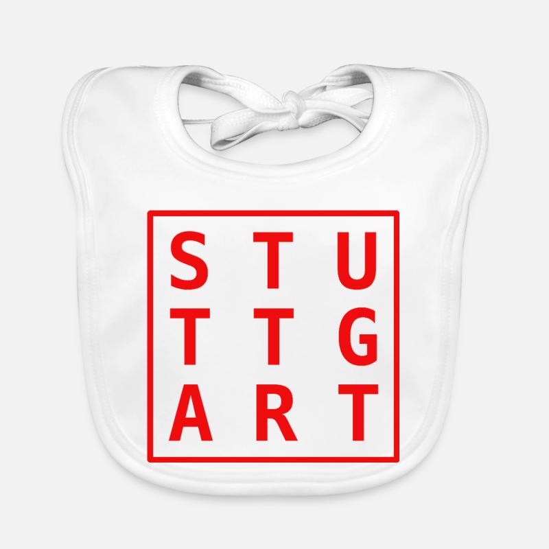 Stuttgart Tasche Souvenir Geschenk Baby Bio-Lätzchen
