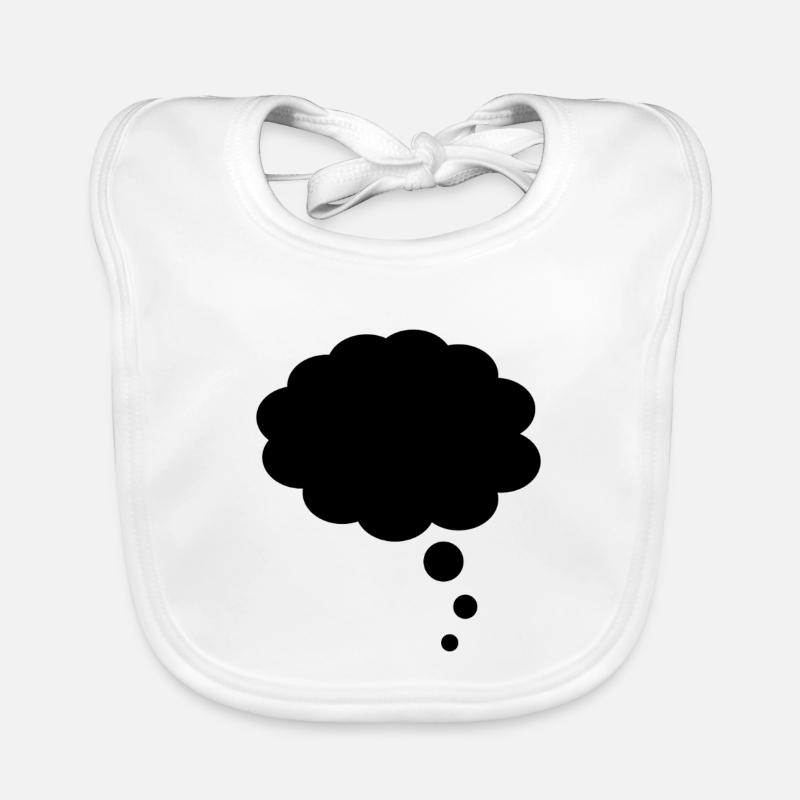 Bulle de pensée Bavoir bio Bébé