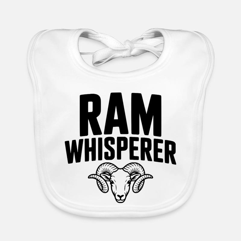 Ram-Flüsterer Baby Bio-Lätzchen