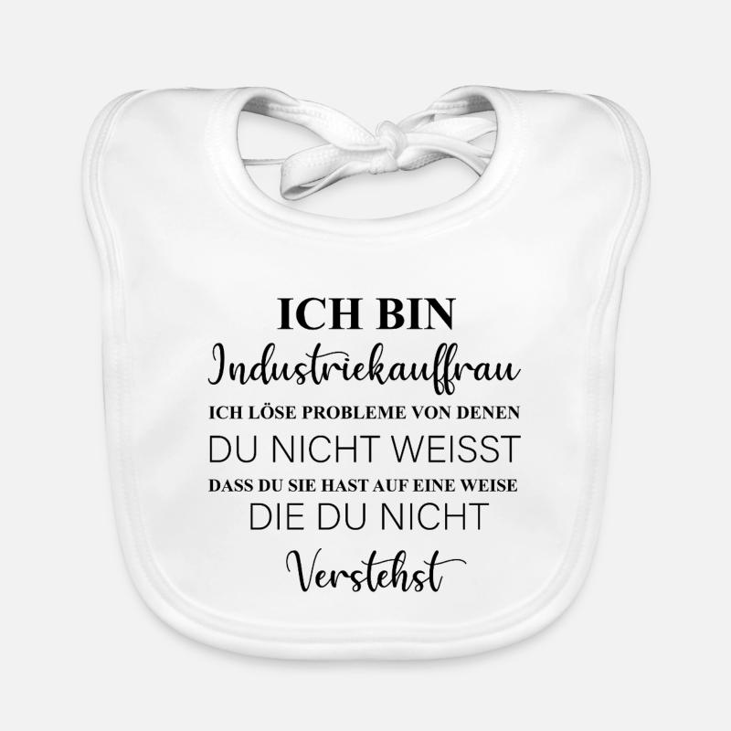 I am an industrial clerk I solve problems, profession Organic Baby Bibs
