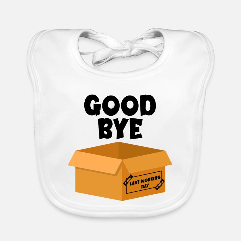 Last Working Day - Goodbye Organic Baby Bibs