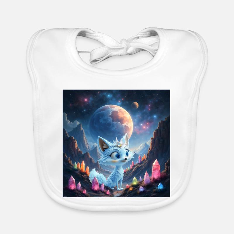 Celestial Crucible Blue Fox Organic Baby Bibs
