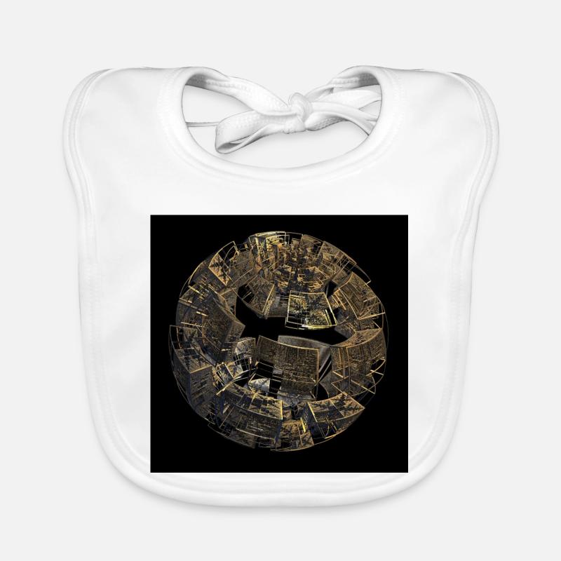 Orbe du Fragment d’Or Bavoir bio Bébé