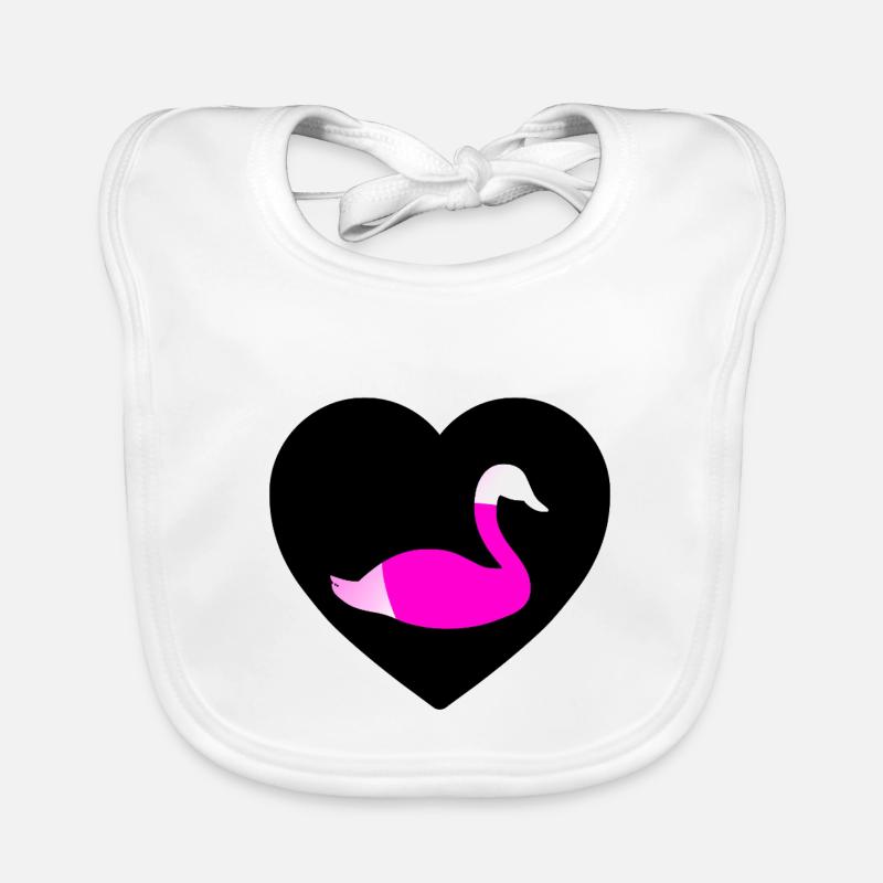 swan Organic Baby Bibs