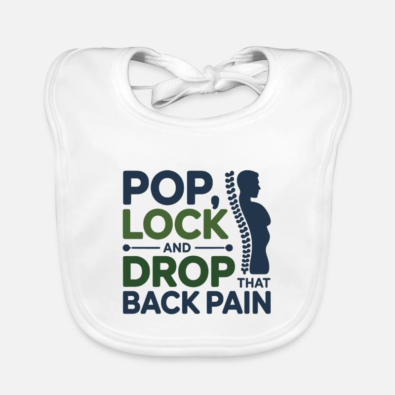 Chiropraktiker Pop Lock Drop Back Pain Professional Baby Bio-Lätzchen