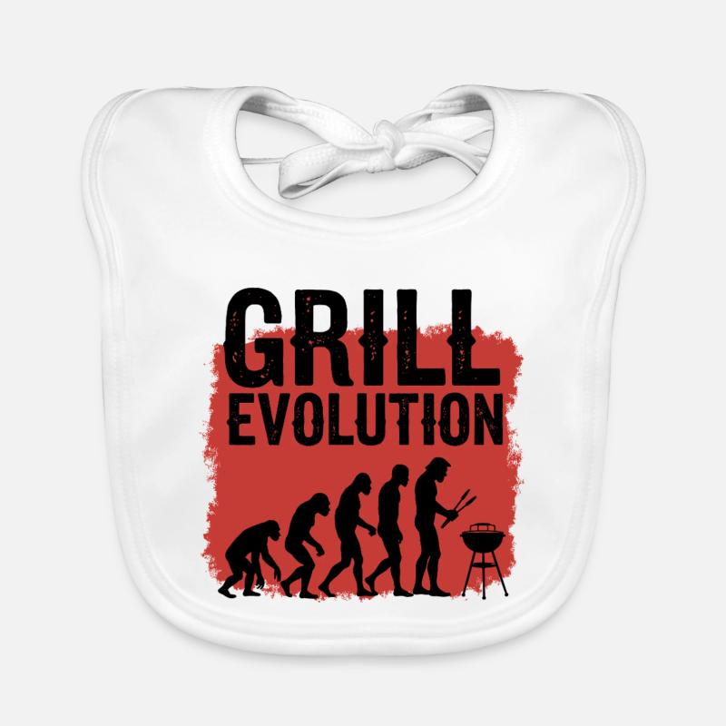 Grill Evolution : Drôle de Grill Master Dicton Bavoir bio Bébé
