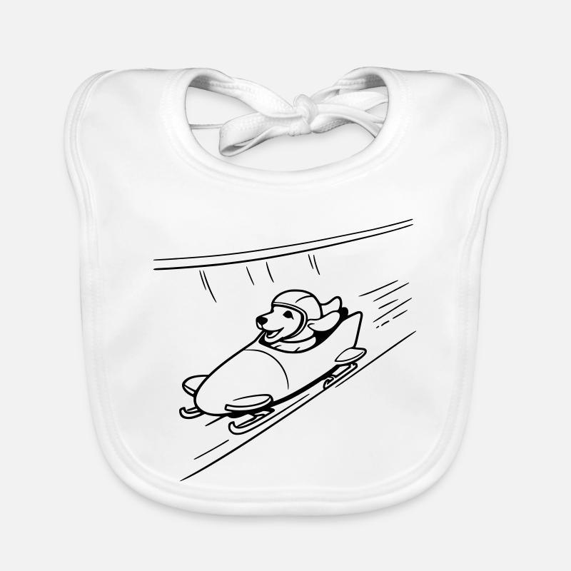 dackel eis bob kanal line art Baby Bio-Lätzchen