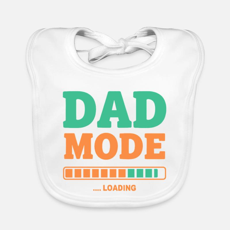 Dad Mode Loading für stolze werdende Väter Baby Bio-Lätzchen