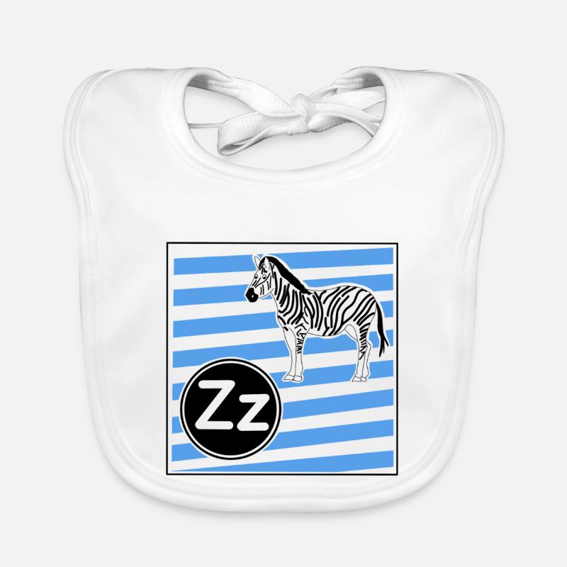 Z pour Zebra Bavoir bio Bébé