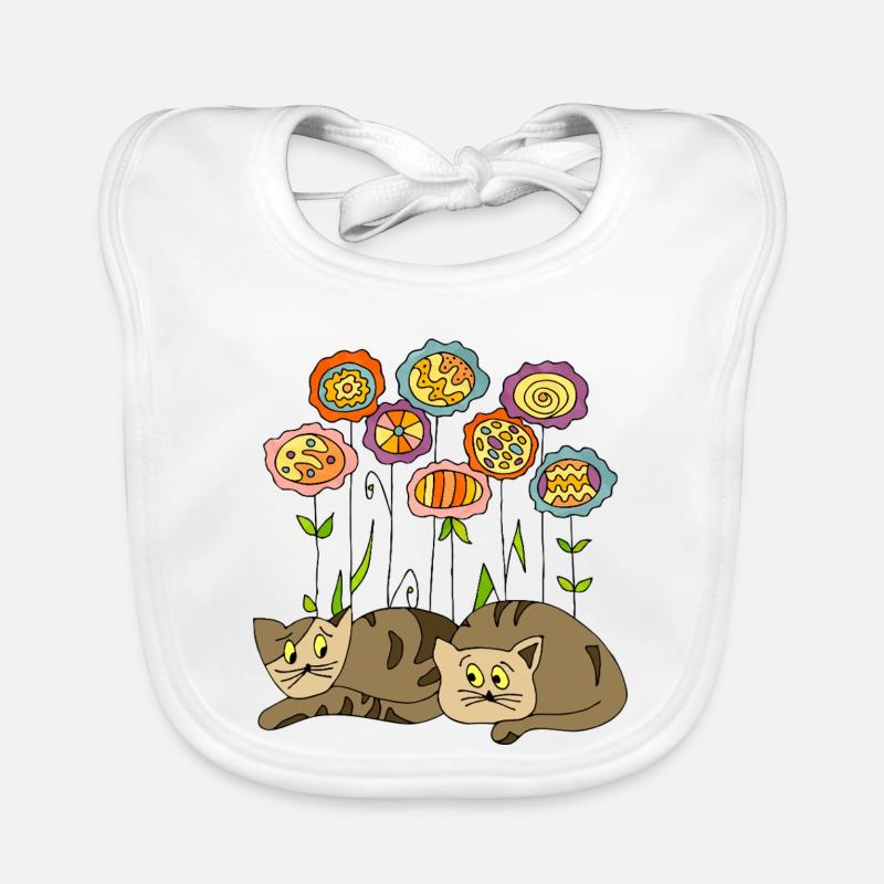 Chats Bavoir bio Bébé