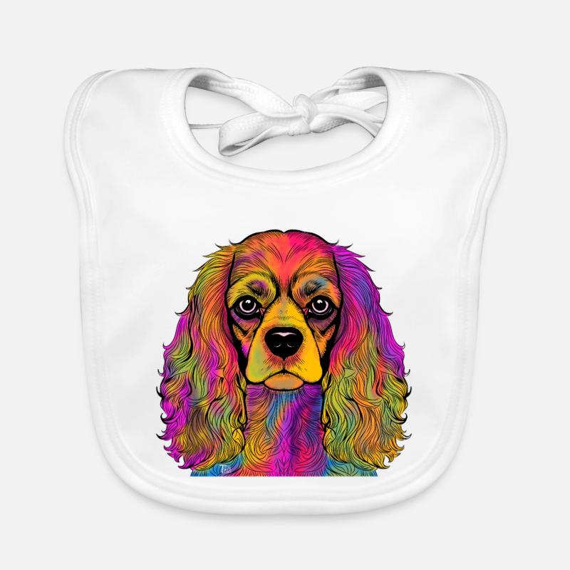 Cavalier King Charles Spaniel Baby Bio-Lätzchen
