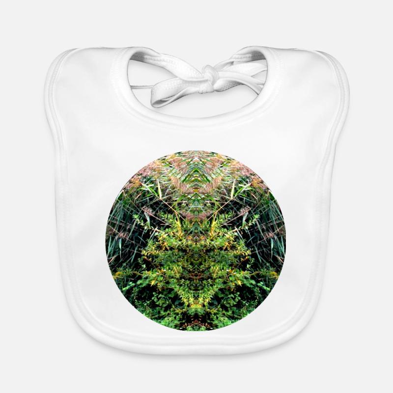 Nature creatures in the reeds Organic Baby Bibs