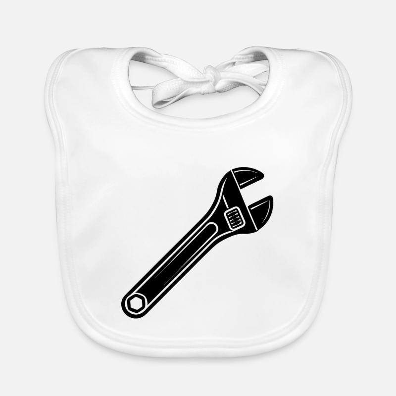Adjustable wrench Organic Baby Bibs