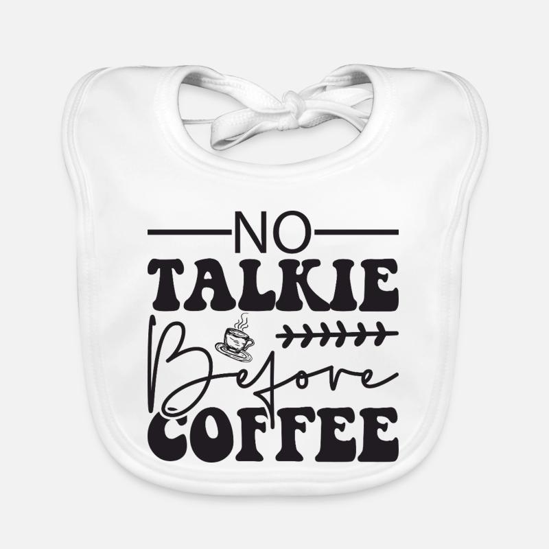 Ich sage nicht, dass ich Kaffee liebe Baby Bio-Lätzchen