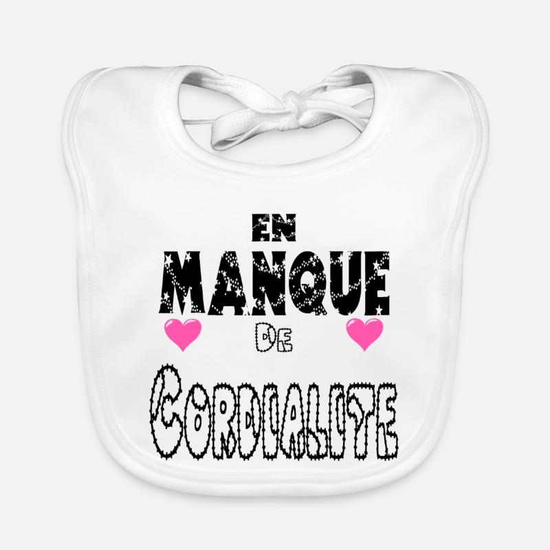 En Manque de Cordialité Bavoir bio Bébé