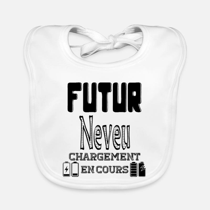 Zukünftiger Neffe wird geladen Baby Bio-Lätzchen