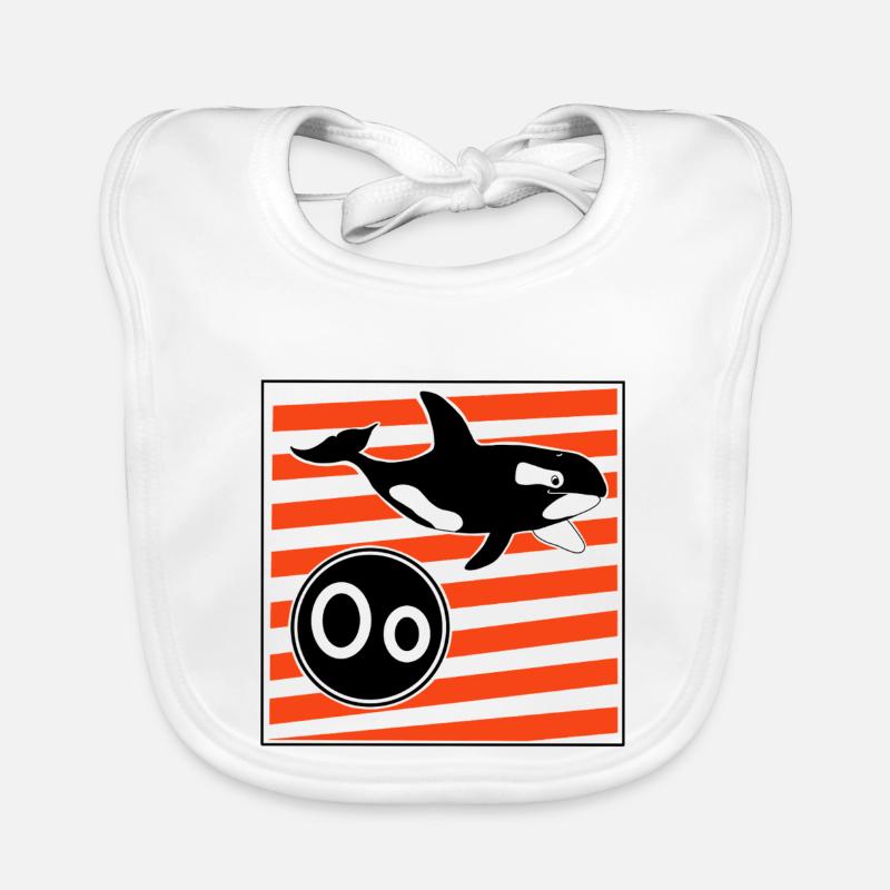 O for Orca Organic Baby Bibs