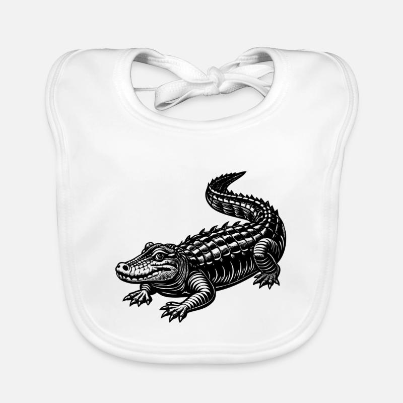 Alligator Organic Baby Bibs