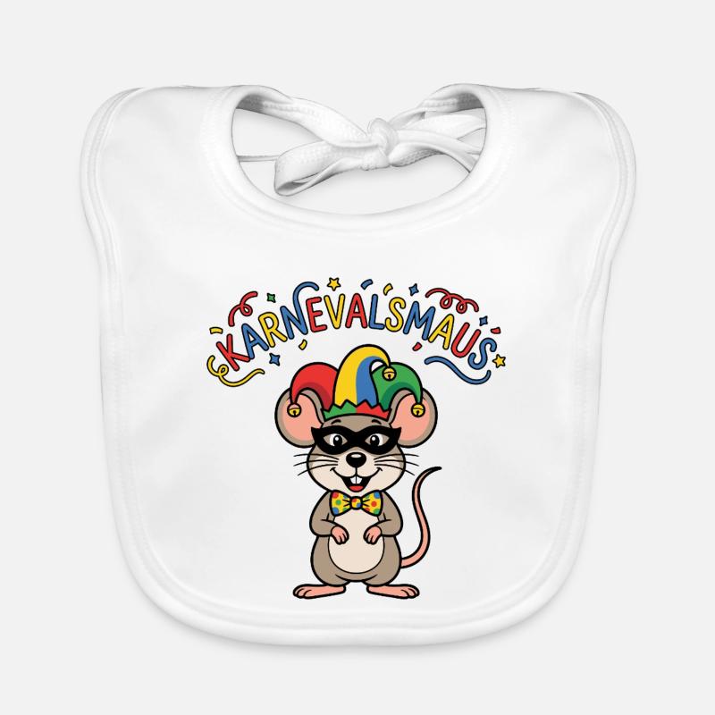 Carnival Mouse Cologne Carnival Mouse Organic Baby Bibs
