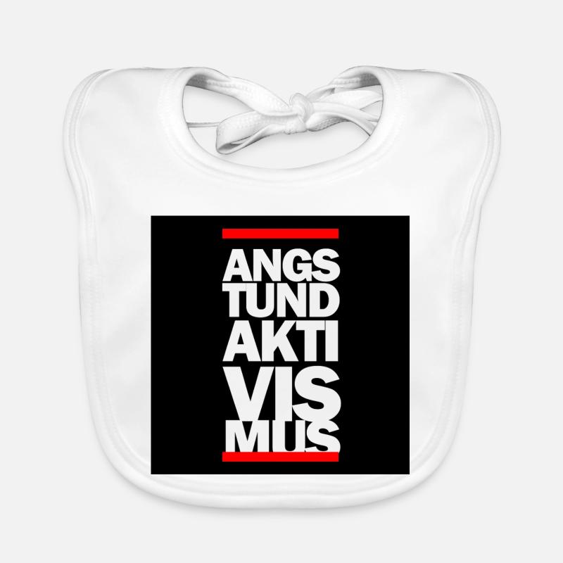 PEUR ET ACTIVISME Bavoir bio Bébé
