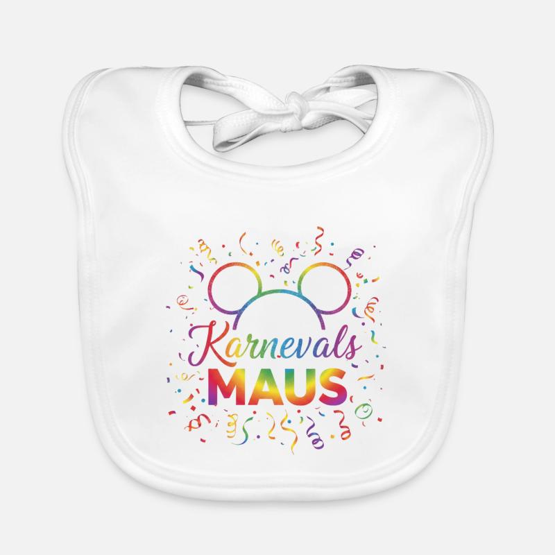 Carnival Mouse Organic Baby Bibs