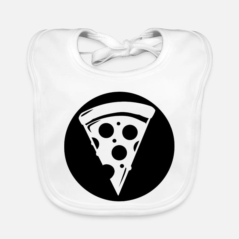 Tranche de pizza Bavoir bio Bébé