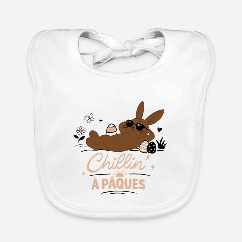 Easter Bunny Organic Baby Bibs