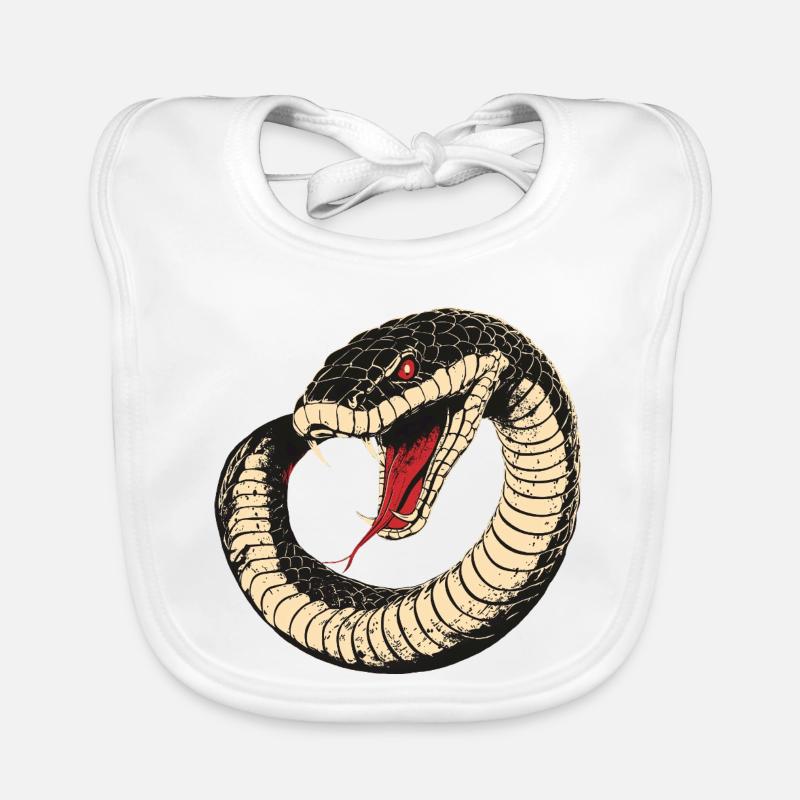 Serpent Bavoir bio Bébé