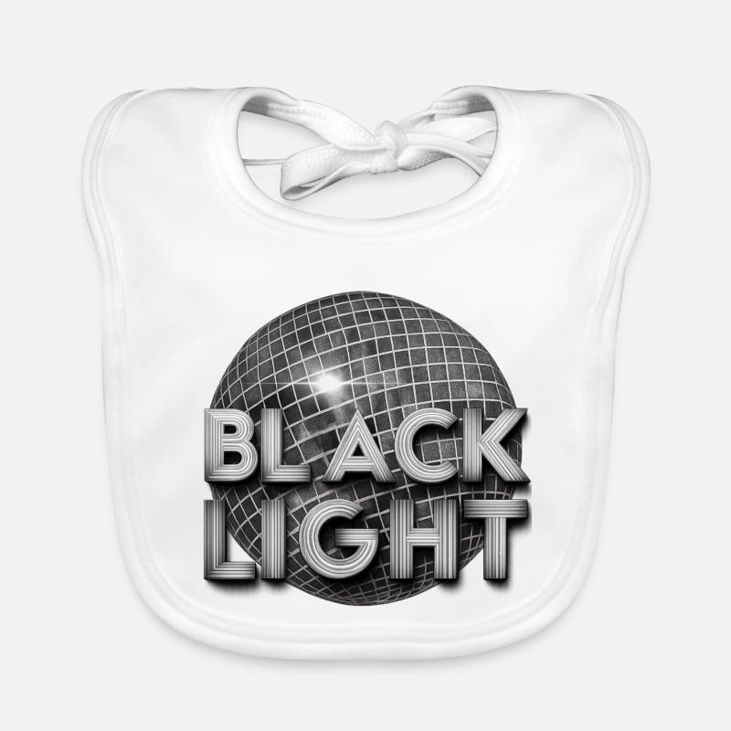 Black Light Retro Disco Bavoir bio Bébé