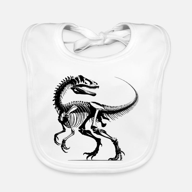 Raptor - J’étais le patron... devant la météorite Bavoir bio Bébé