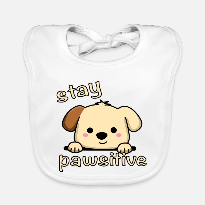 stay pawsitive Organic Baby Bibs