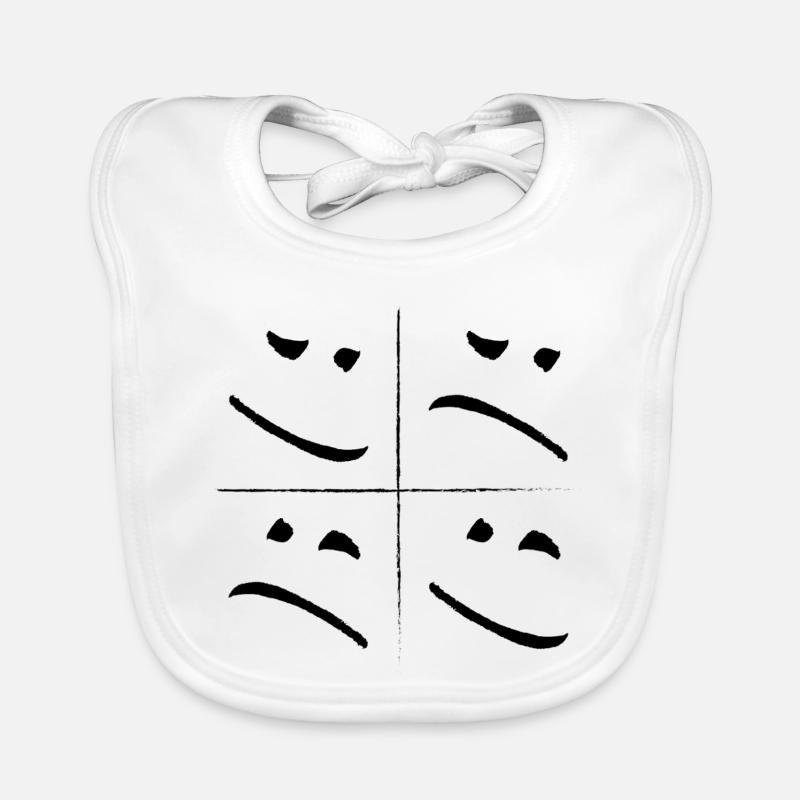 split face sad good Baby Bio-Lätzchen