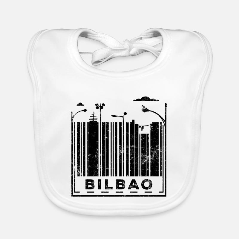 Bilbao Strichcode Baby Bio-Lätzchen