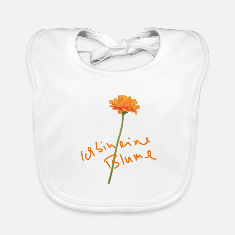 Ich bin eine Blume … geschenkidee Valentinstag  Baby Bio-Lätzchen