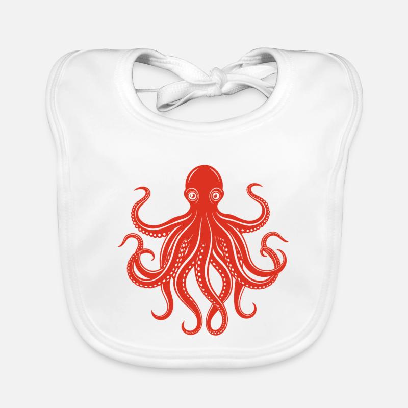 Krake Baby Bio-Lätzchen