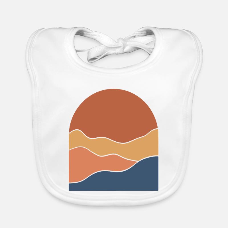 Warm Horizon Layers Baby Bio-Lätzchen