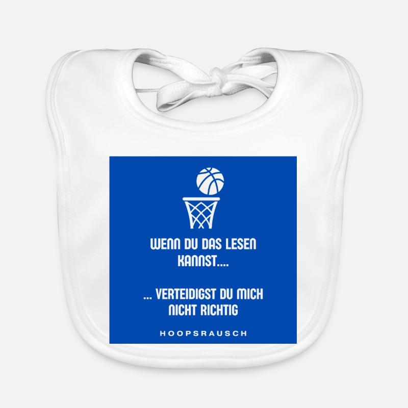 Lesen oder Verteidigen Spruch Hoopsrausch Baby Bio-Lätzchen