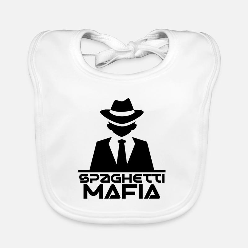 Spaghetti Mafia Baby Bio-Lätzchen