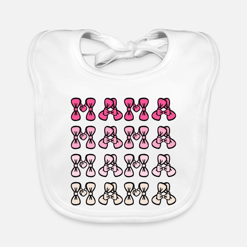 Haarschleife Muttertag Mama Baby Bio-Lätzchen
