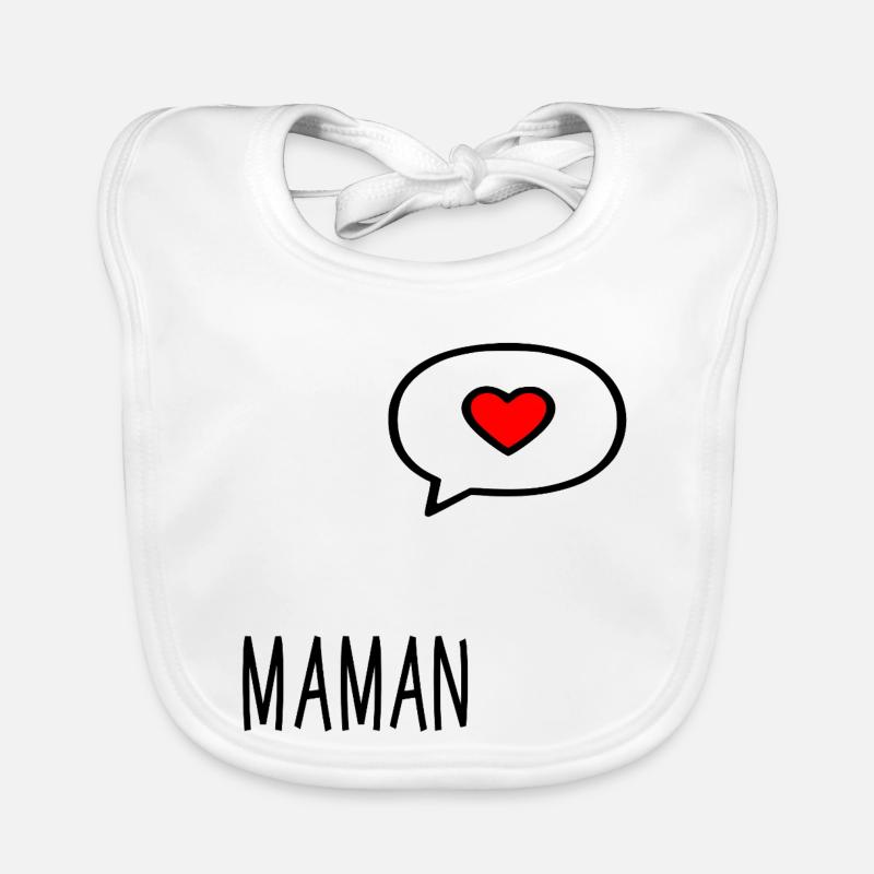Mother's Day Mom Organic Baby Bibs