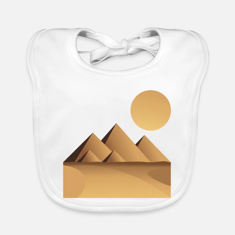 Horizon de la pyramide dorée | Édition Collector Bavoir bio Bébé