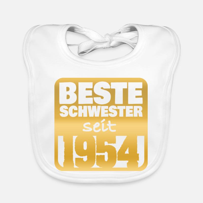 Geburt 1954 Baby Bio-Lätzchen