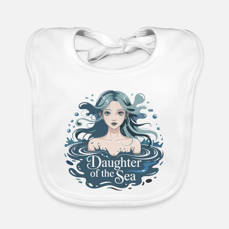 Fille de la Mer Bavoir bio Bébé