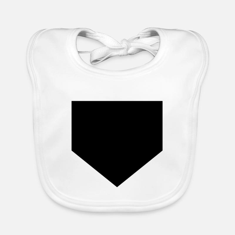 Marbre de baseball Bavoir bio Bébé