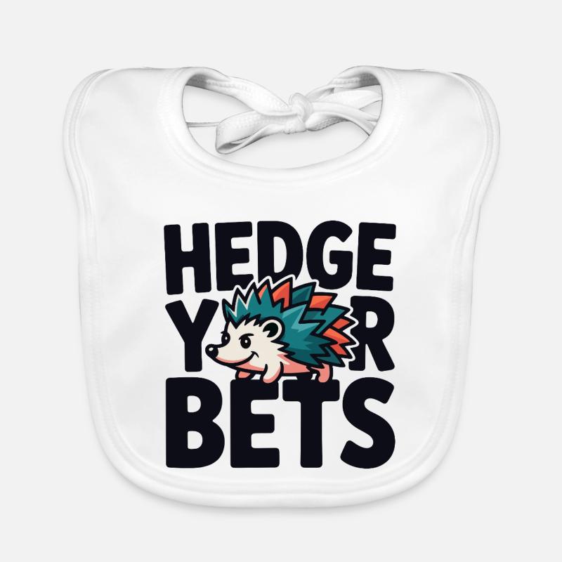 Hedge Your Bets Hedgehog Baby Bio-Lätzchen