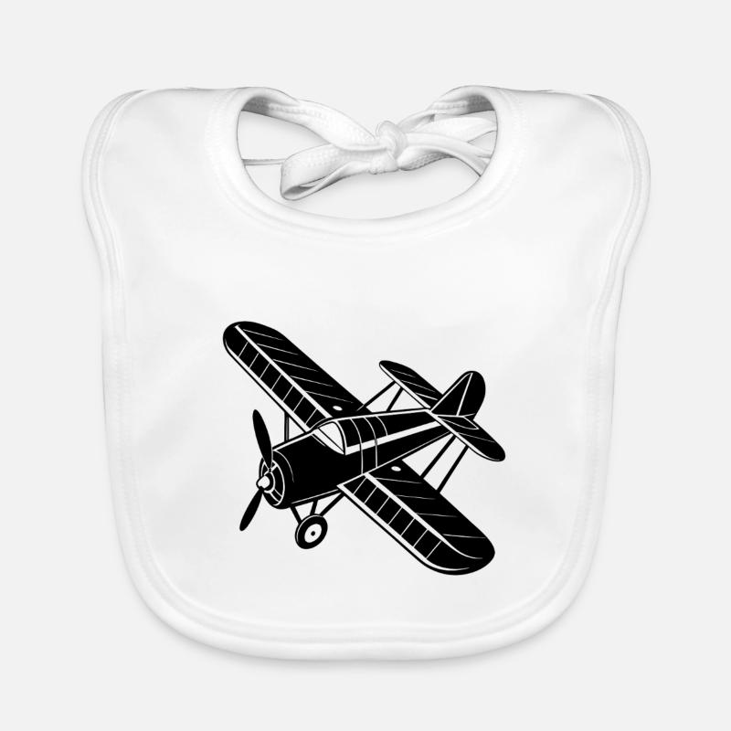 Avion Bavoir bio Bébé