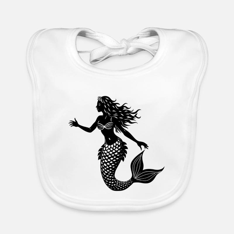 Mermaid Organic Baby Bibs