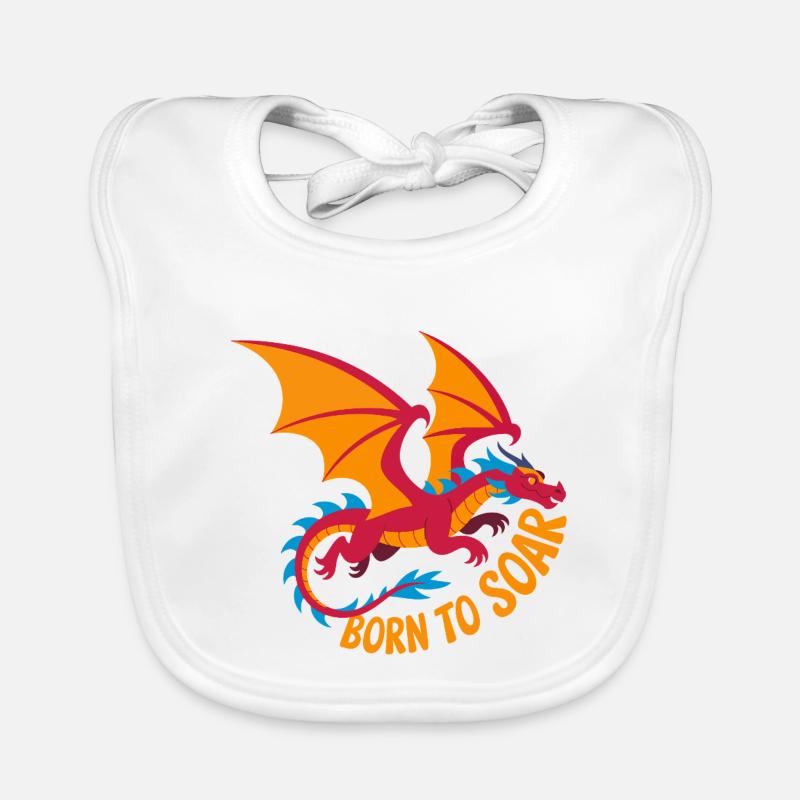 Né pour décoller : deltaplane Bavoir bio Bébé