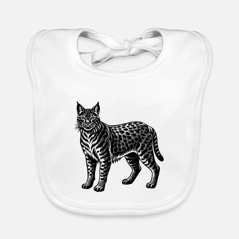 Lynx roux Bavoir bio Bébé