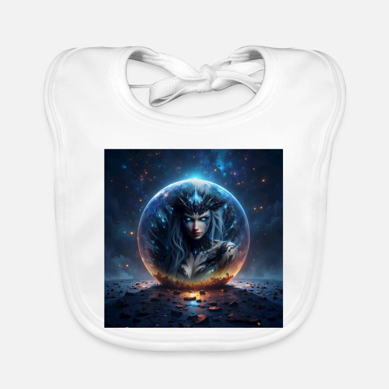 Reine de glace dans Stardome Bavoir bio Bébé